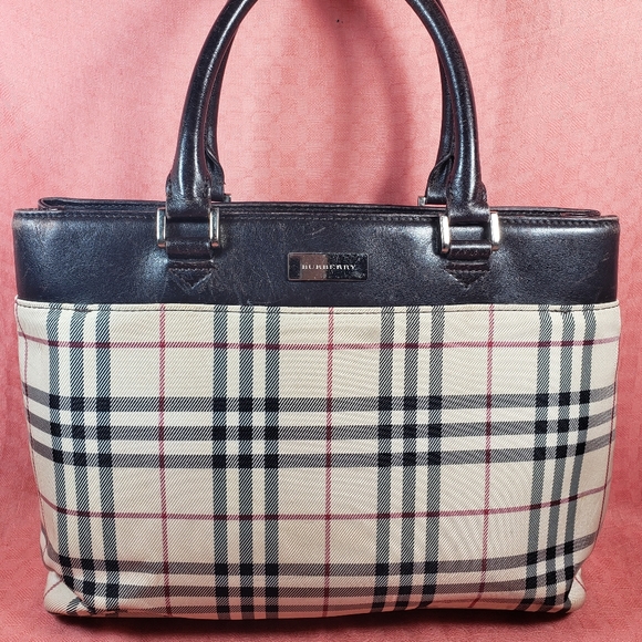 burberry nova check satchel